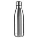 Edelstahl-Trinkflasche Design, 500 ml, silber Edelstahl-Trinkflasche Design, 500 ml, silber