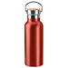 Isolierflasche Helsinki mit Bambusdeckel, 500 ml, rot