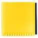Eiskratzer Quadrat mit Wasserabstreifer, standard-gelb