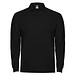 Estrella Langarm Poloshirt für Herren, schwarz, 3XL