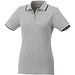 ELEVATE Damen Poloshirt Fairfield mit weißem Rand, grau meliert,dunkelblau,weiss, XS ELEVATE Damen Poloshirt Fairfield mit weißem Rand, grau meliert,dunkelblau,weiss, XS