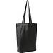 Fairtrade Baumwolltasche mit Bodenfalte PIOTR, schwarz