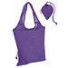 Faltbare Einkaufstasche aus Baumwolle, lila
