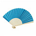 Faltbarer Fächer BAMBOO COOL,hellblau