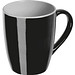 Farbige Tasse aus Keramik, 300 ml, schwarz