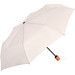 FARE® Mini-Taschenschirm ÖkoBrella, Holzgriff, naturweiß