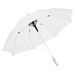 FARE® Automatik-Stockschirm Whiteline, weiß