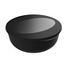 Food-Bowl ToGo, 2,2 l, schlichtes schwarz/transparent