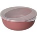 Food-Bowl ToGo, Classic, 2,2 l, raffiniertes rot/transparent