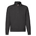 FRUIT OF THE LOOM® Unisex Sweatshirt Zip-Neck, schwarz, XXL