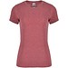 Fox T-Shirt für Damen, Heather Garnet, XL