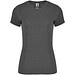 Fox T-Shirt für Damen, heather schwarz, M