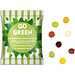Fruchtgummi Standardformen, 10 g, @-Zeichen, transparente kompostierbare Folie, inkl. Druck