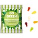 Fruchtgummi Standardformen, 15 g, Glühbirne, weiße kompostierbare Folie, inkl. Druck