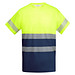 Funktionsshirt Tauri mit kurzen Ärmeln, XXXXL, navy/fluor yellow