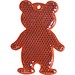 Fußgängerreflektor Bär, rot