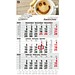 Geiger-Notes Monatskalender Primus 3 Post A Bestseller, inkl. Druck, hellgrau