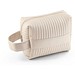 GILI. Kulturbeutel aus PU (21% recyceltes PU und 30% recyceltes Polyester), Beige