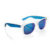 Gleam Sonnenbrille aus RCS rec. PC mit verspiegelten Gläsern, blau, weiß