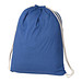 Gymbag aus Baumwolle , blau