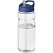 H2O Active® Base Tritan™ 650 ml Sportflasche mit Ausgussdeckel, transparentklar/blau