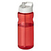 H2O Active® Eco Base 650 ml Sportflasche mit Ausgussdeckel, rot/ weiß
