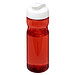 H2O Active® Eco Base 650 ml Sportflasche mit Klappdeckel, rot/ weiß