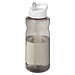 H2O Active® Eco Big Base 1L Sportflasche mit Ausgussdeckel, kohle