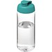 H2O Active® Octave Tritan™ 600-ml-Sportflasche mit Klappdeckel, transparentklar/aquablau