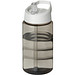 H2O Bop Sportflasche mit Ausgussdeckel, 500 ml, kohle,weiss H2O Bop Sportflasche mit Ausgussdeckel, 500 ml, kohle,weiss