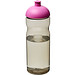 H2O Eco Sportflasche mit Stülpdeckel, 650 ml, kohle,magenta H2O Eco Sportflasche mit Stülpdeckel, 650 ml, kohle,magenta