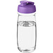 H2O Pulse Sportflasche mit Klappdeckel, 600 ml, transparent,lila H2O Pulse Sportflasche mit Klappdeckel, 600 ml, transparent,lila