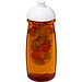 H2O Pulse Sportflasche mit Stülpdeckel und Infusor, 600 ml, transparent orange,weiss H2O Pulse Sportflasche mit Stülpdeckel und Infusor, 600 ml, transparent orange,weiss