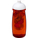 H2O Pulse Sportflasche mit Stülpdeckel und Infusor, 600 ml, transparent rot,weiss H2O Pulse Sportflasche mit Stülpdeckel und Infusor, 600 ml, transparent rot,weiss