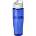 H2O Tempo Sportflasche mit Ausgussdeckel, 700 ml, blau/weiss