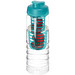H2O Treble Flasche mit Klappdeckel und Infusor, 750 ml, transparent,aquablau H2O Treble Flasche mit Klappdeckel und Infusor, 750 ml, transparent,aquablau