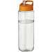 H2O Vibe Sportflasche mit Ausgussdeckel, 850 ml, transparent,orange H2O Vibe Sportflasche mit Ausgussdeckel, 850 ml, transparent,orange