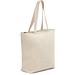 HACKNEY. Tragetasche aus 100% Baumwolle mit Verschluss (280 g/m²), Naturhell