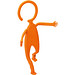 Handyhalter Mr. Hook, orange Handyhalter Mr. Hook, orange