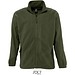 Herren Fleecejacke North, 3XL, Army