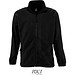 Herren Fleecejacke North, XL, Black