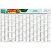 Geiger-Notes Wandplaner Horizont Recyclingkarton, inkl. Druck, Schmuckfarbe