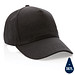 Impact 5 Panel Kappe aus 280gr rCotton mit AWARE Tracer, schwarz