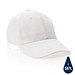 Impact 6 Panel Kappe aus 280gr rCotton mit AWARE Tracer, weiß Impact 6 Panel Kappe aus 280gr rCotton mit AWARE Tracer, weiß