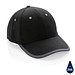 Impact AWARE™ 280gr Brushed rCotton 6 Panel Kontrast-Cap, schwarz