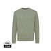 Iqoniq Denali ungefärbt. Rundhals-Sweater, ungefärbtes grün, XXXL
