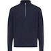 IQONIQ Elgon Quarter-Zip-Sweater aus rec. Baumwolle, navy blau, M