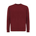 Iqoniq Etosha Lightweight Sweater aus recycelter Baumwolle, burgunderrot, S