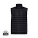 Iqoniq Meru Herren Bodywarmer aus recyceltem Polyester, schwarz, L