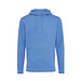 Iqoniq Torres ungefärbter Hoodie aus recycelter Baumwolle, heather blue, XXL